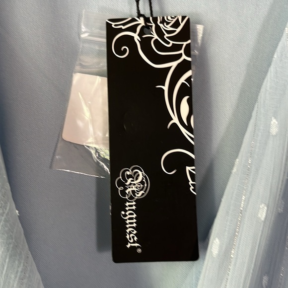 Light Blue Summer Dress - Picture 3 of 7